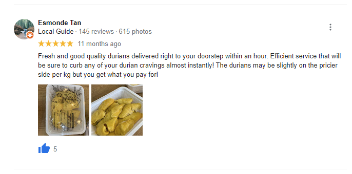 Durian Delivery Singapore